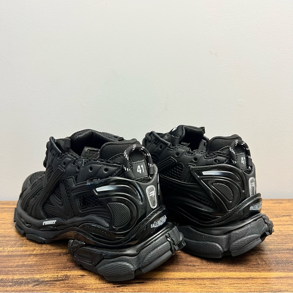 Balenciaga Runner Sneakers - “Matte Black” - Picture 5 of 7